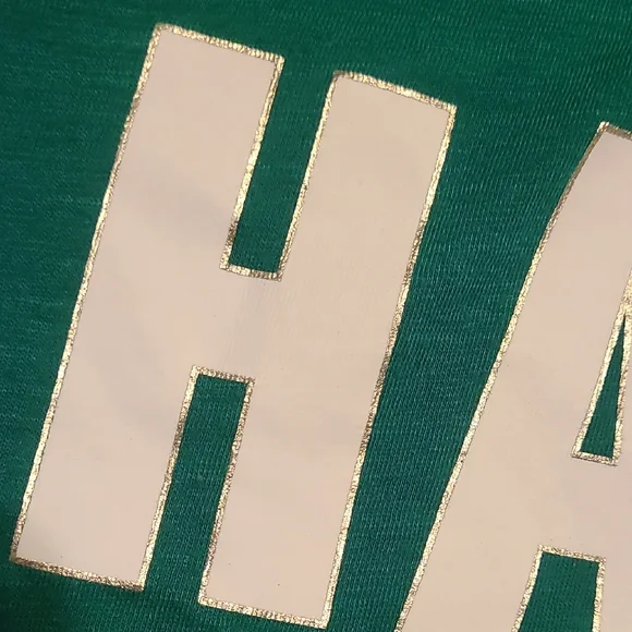 PINK Victoria's Secret Green Holiday Tee - Picture 6 of 6